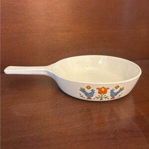 Vintage Corningware Country festival  sauce skillet  7” Plus Handle